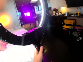 BTS photoshoot with alt girl Katt Morehead